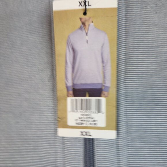 Copper & Oak Supply Men XXL 1/4 Zip Pullover Grey White NWT - Picture 5 of 15